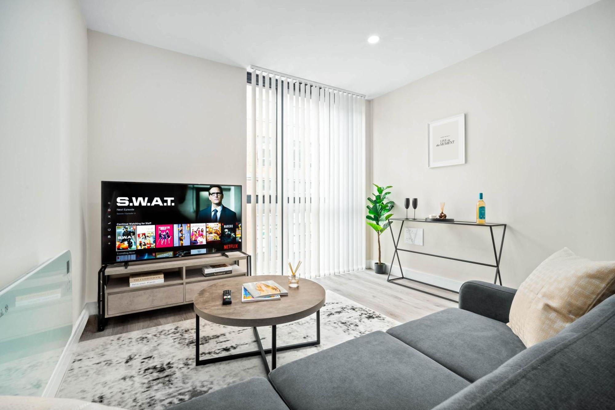 Luxury - Centre - 2 Bedrooms - Smart Tv - Wifi - Jewellery Quarter - Intercom - 4ah * Birmingham